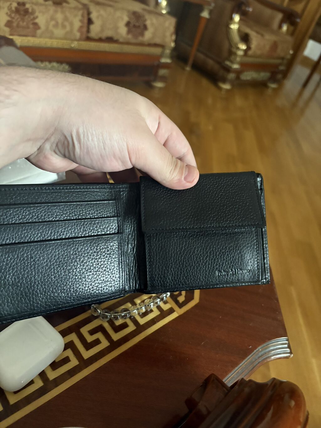 Pulqabı, Təbii dəri, İşlənmiş — Cüzdanlar və vizit kartlıqları, Bakı (3)