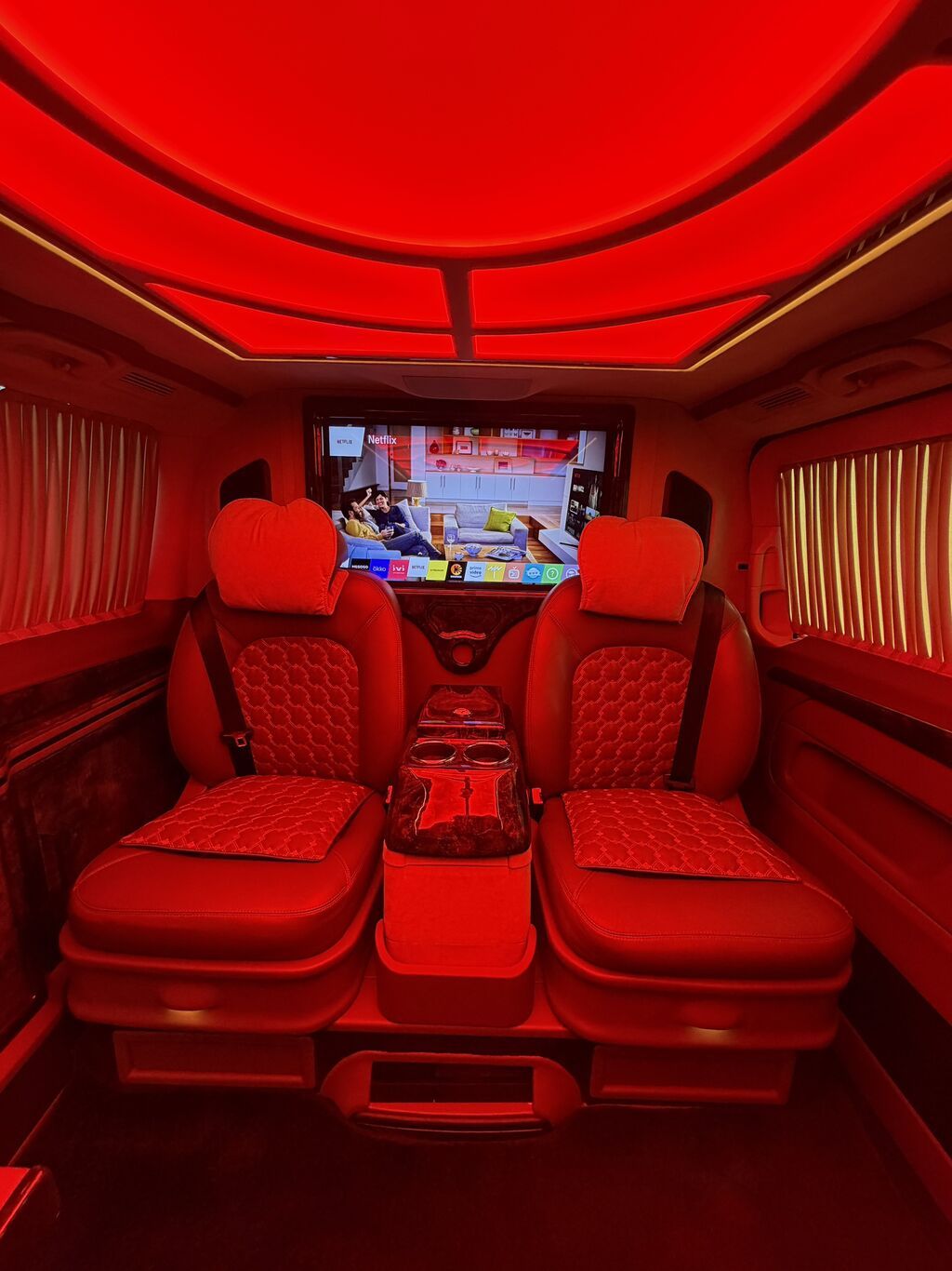 Mercedes‑Benz V‑Class VIP minivan - Eksteryer: qara rəng, xrom 77-SH-008 — Avtomobillər, Bakı (7)