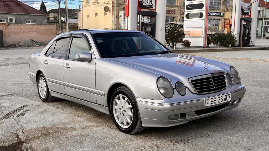 Mercedes E 220, 2.2 L, 2000 il, 303 000 km 99-GS-407 — Avtomobillər, Bakı (2)