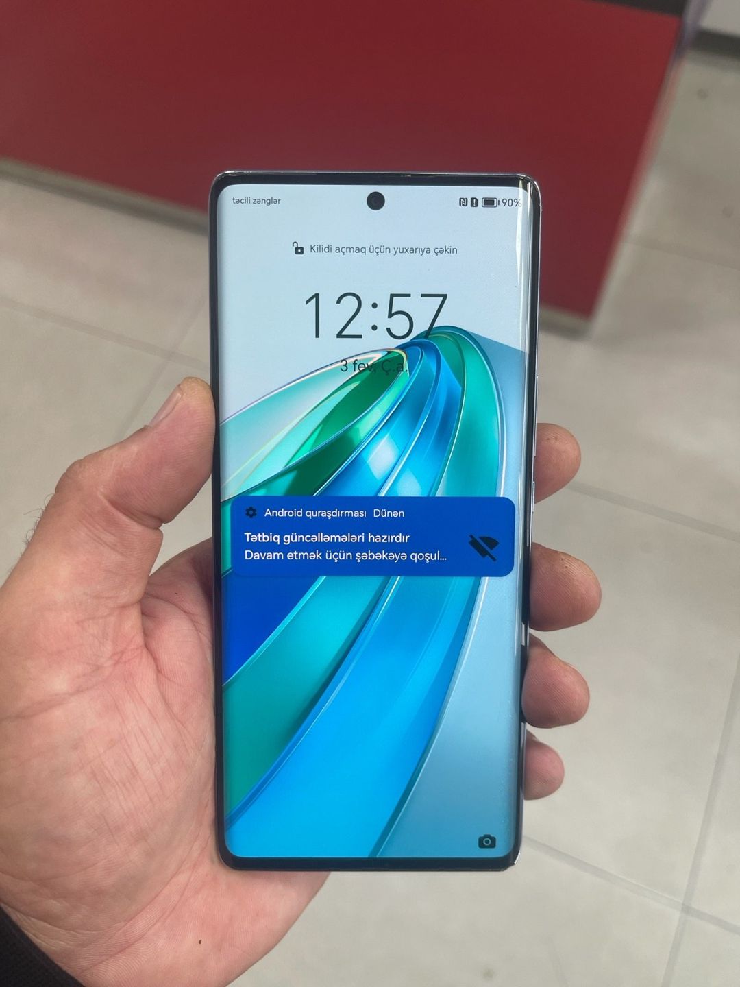 Honor X9a Titanium Silver 128GB/8GB — Smartfonlar, Bakı (5)