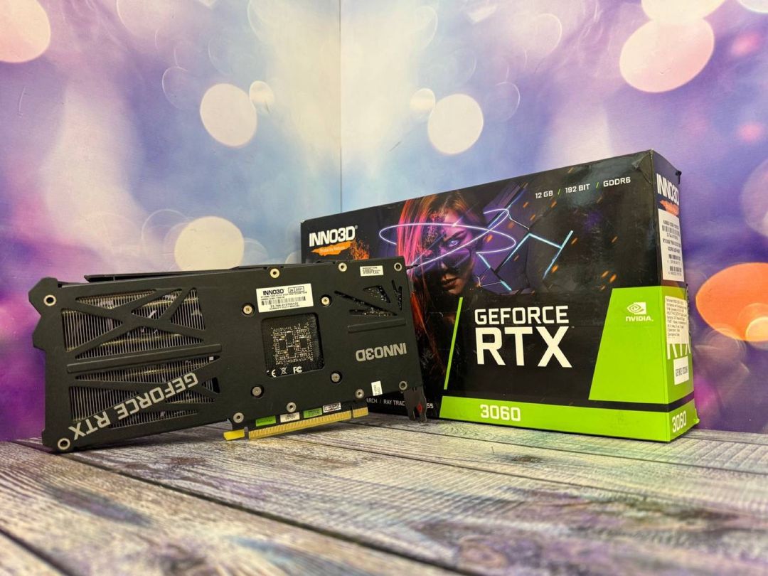 INNO3D GeForce RTX 3060 Twin X2 oc 12GB rfb — Kompüterlər və noutbuklar, Bakı (2)