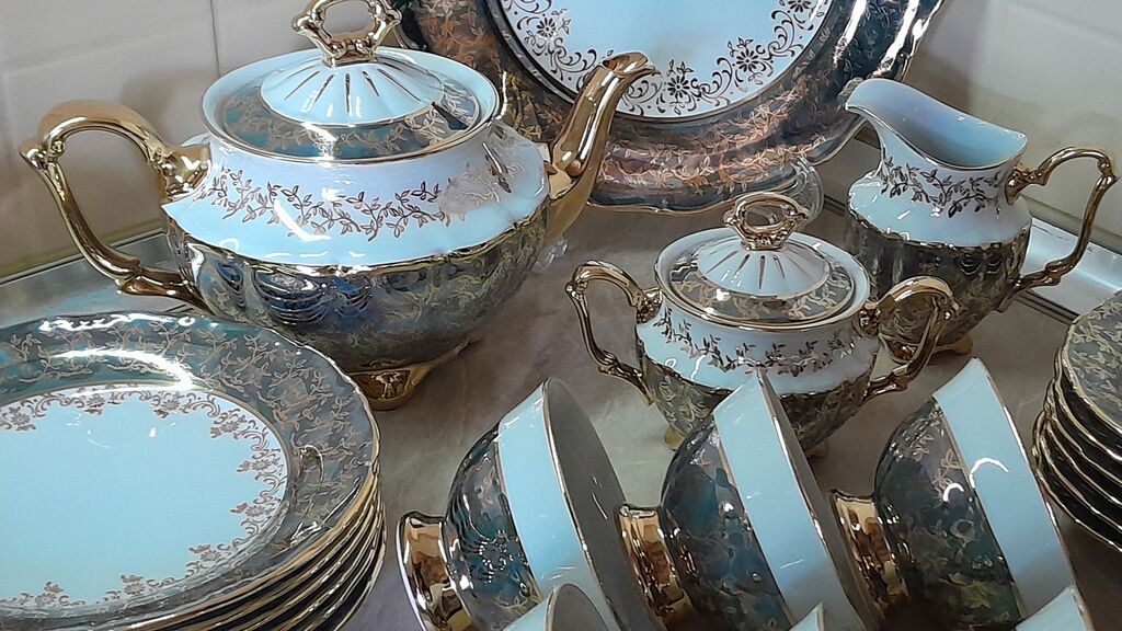 Çay dəsti, 6 nəfərlik, Çexiya — Süfrə qabı, Bakı (3)