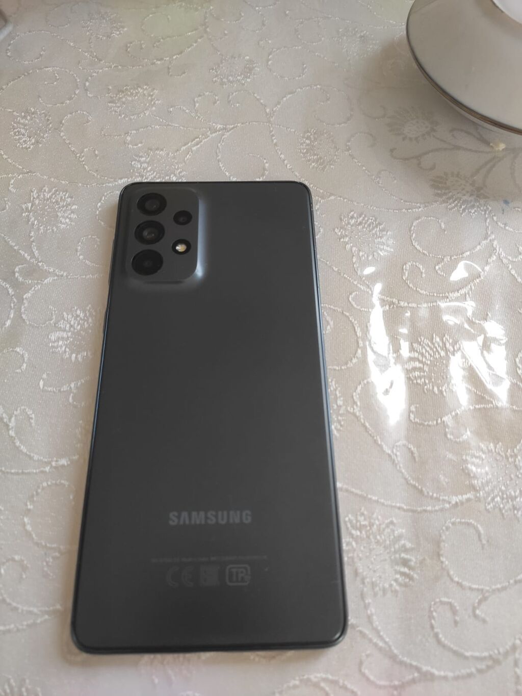 Samsung Galaxy A73 5G, 128 GB, rəng - Boz, Barmaq izi — Samsung, Bakı (4)