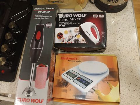 Mətbəx üçün 3-lü dəst – Euro Wolf blender, Euro Wolf əl mikseri və — Bakı