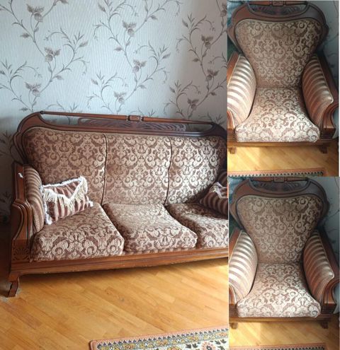 Divan+ kreslolar satılir 220 azn.Divan açılmir.Ünvan 9 mkr.Ayla91 — Bakı