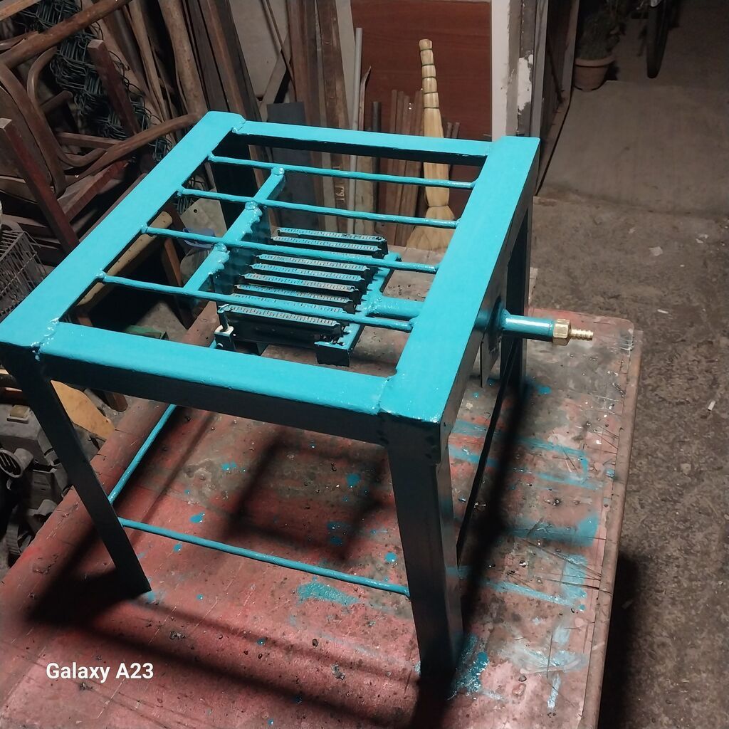 Sənaye tipli qaz plitəsi/ocaq stendi - Material: tam metall — İsitmə avadanlığı, Digah
