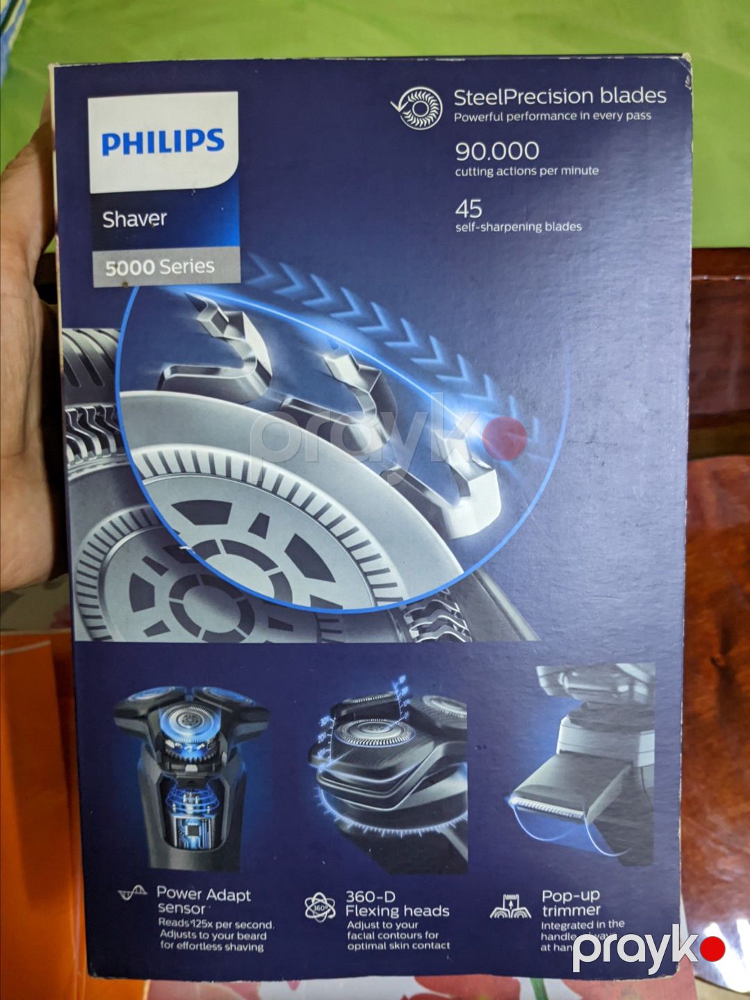 Philips Shaver S5000 elektrik tıraş maşını — Usturalar, trimmerler və epilyatorlar, Bakı (10)