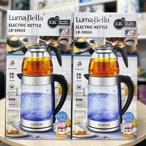 Elektrikli dəm çaydanı Luma Bella LB-59024 2.2L 1500W — Bakı