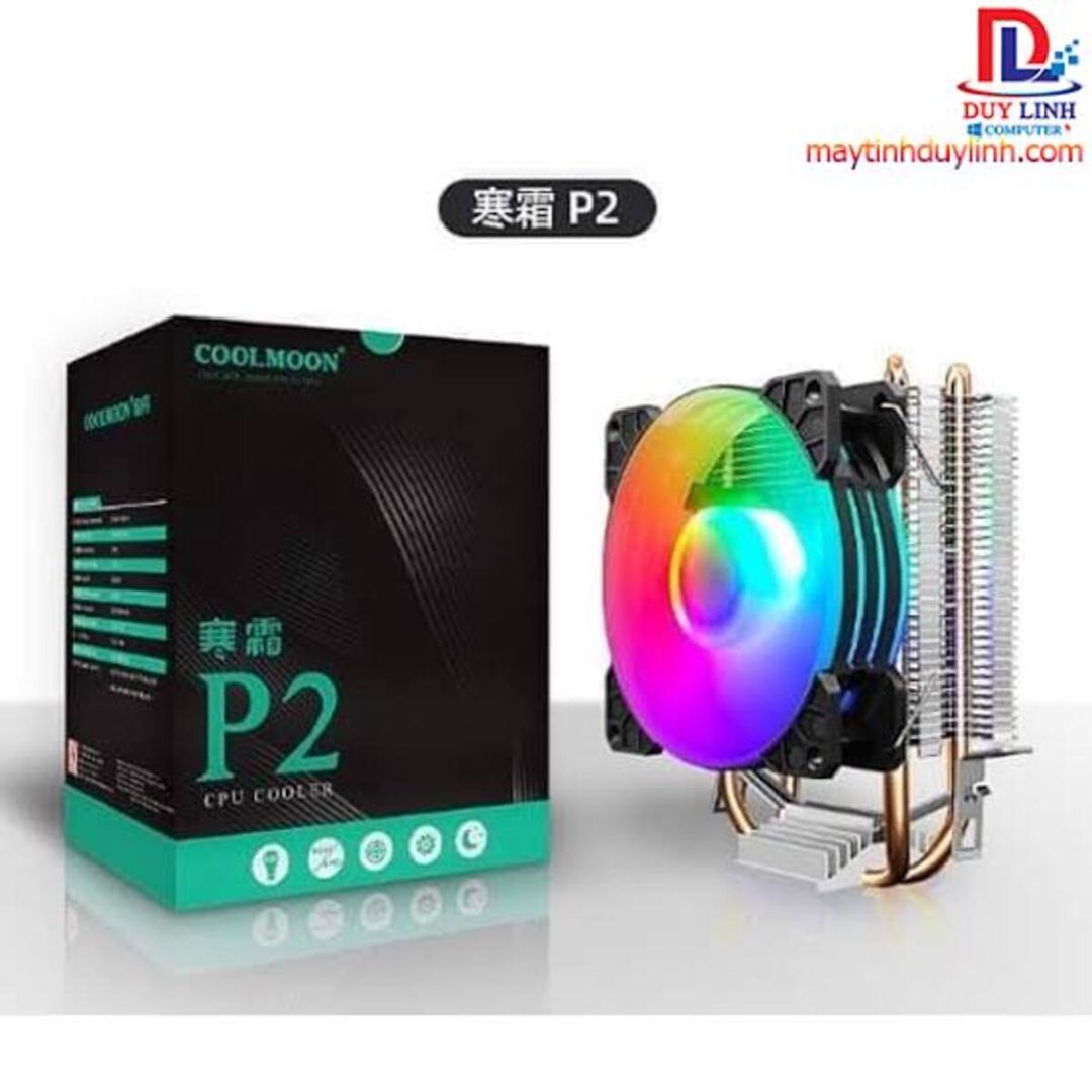 CPU Kuler "Coolmoon P2S Rgb Rainbow" — Kompüterlər və noutbuklar, Bakı