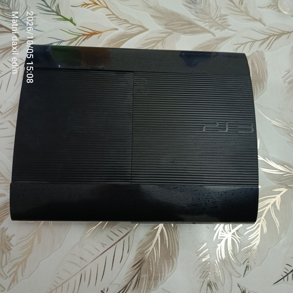 Sony PlayStation 3 (PS3) – 500 GB - Rəsmi PS3 Super Slim model (qutu — Oyun konsolları, Bakı (2)