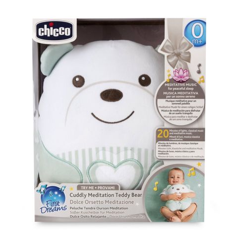 Yumşaq oyuncaq Chicco Teddy Bear, 0+ ay, 21x21x25 sm — Bakı