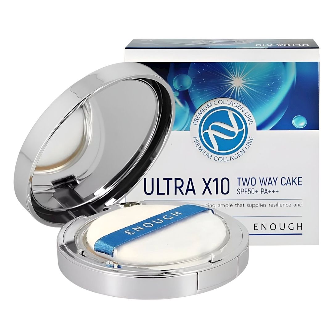 Kompakt kirşan Enough Ultra X 10 Two Way Cake SPF50+ PA ton 21 — Mallar, Bakı