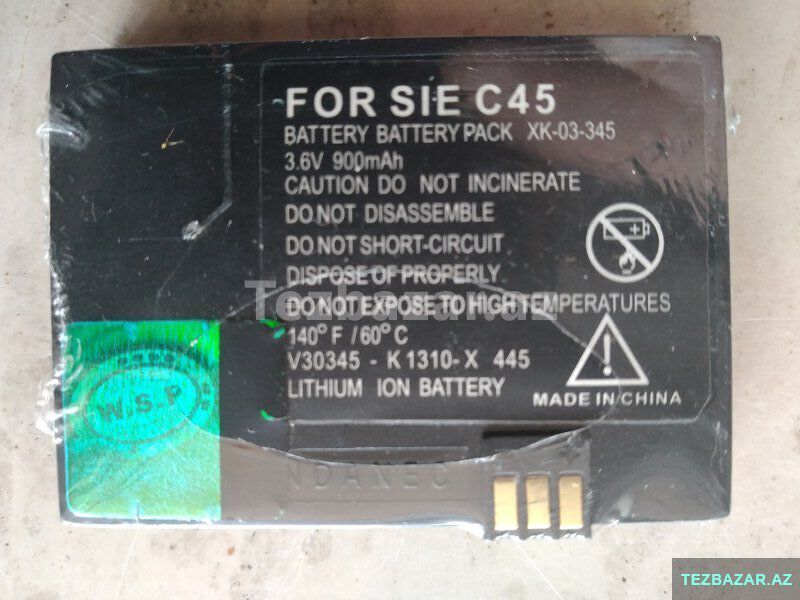 Siemens C45 batareyasi — Smartfonlar, Bakı