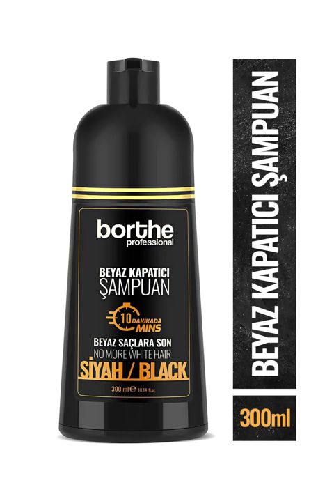 Ton dəyişdirən şampun Borthe Professional Black 300 ml — Bakı