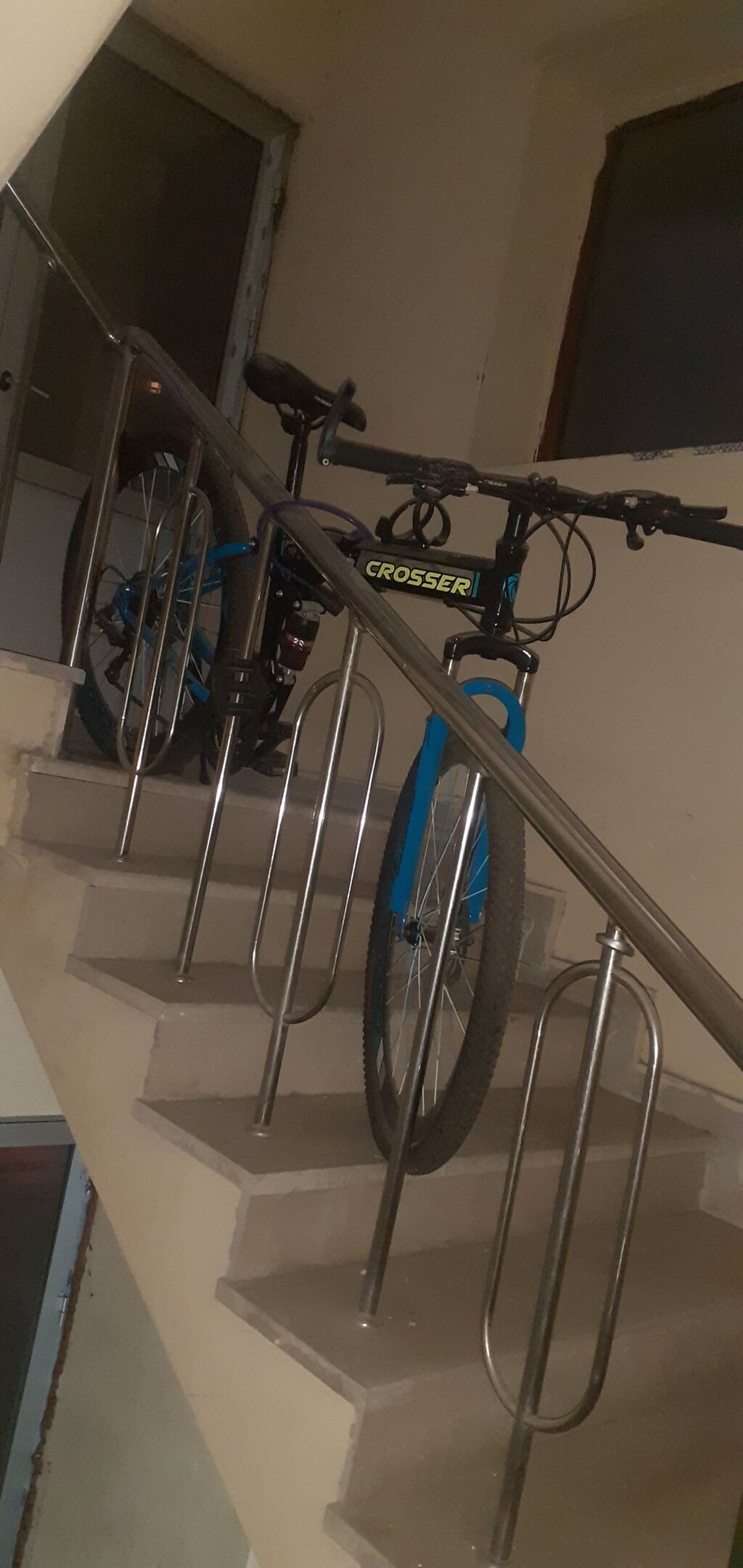 Crosser dağ velosipedi - Çərçivə: alüminium rəngli/boz, “Crosser” — Dağ velosipedləri, Bakı (4)