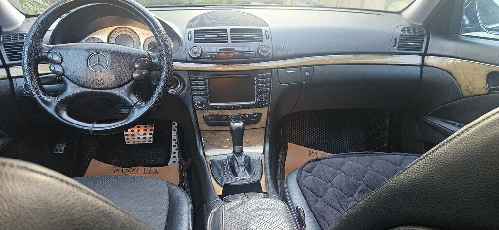 Mercedes E 220, 2.2 L, 2007 il, 410 000 km 90-HY-499 — Avtomobillər, Quba (12)