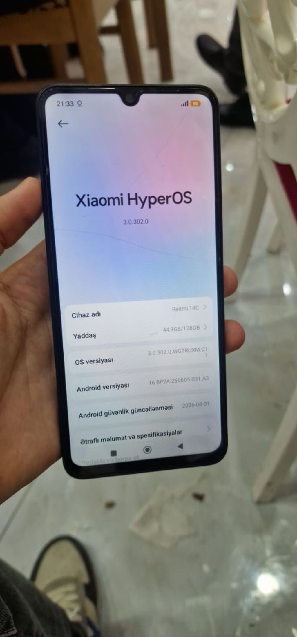Redmi 14C, 128 GB, rəng - Qara, Sensor — Xiaomi, Şabran (5)