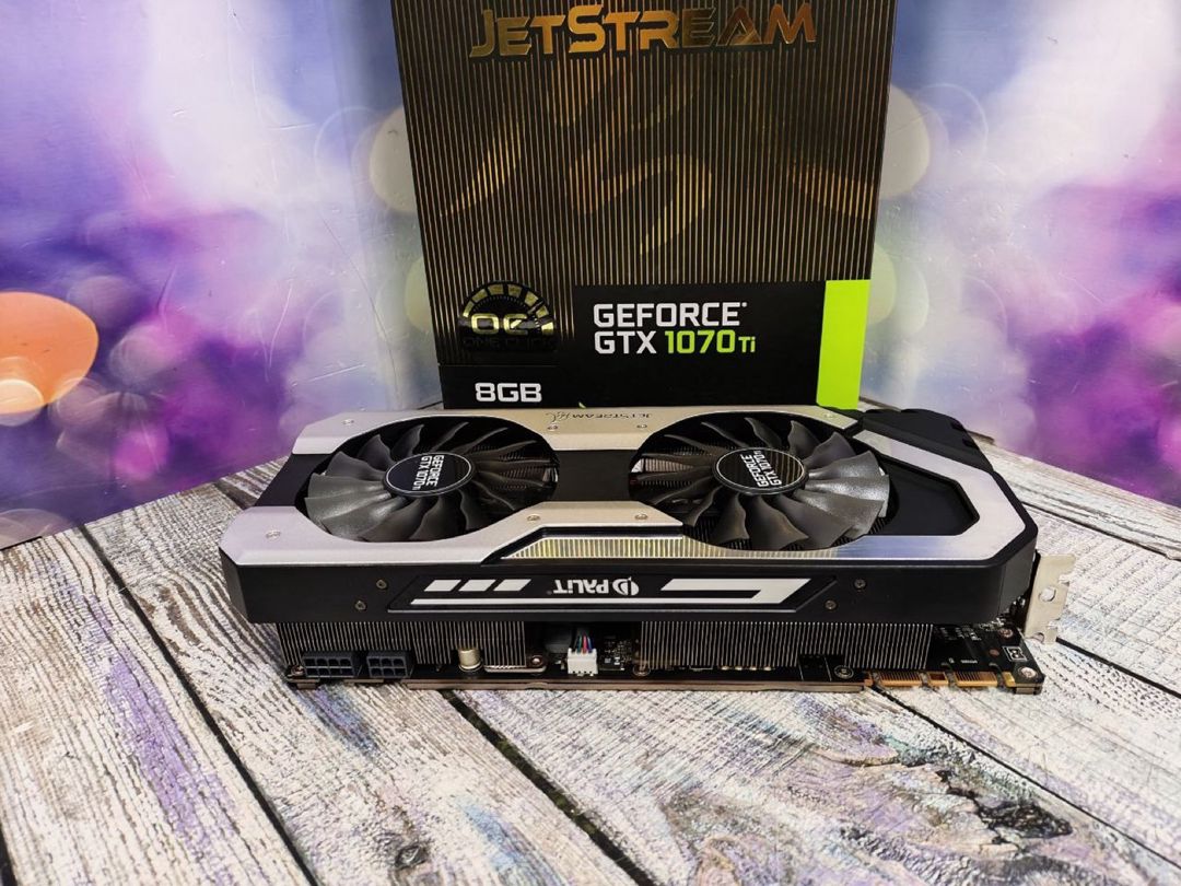 Video kart Palit GTX 1070Ti Jetstream 8GB — Kompüterlər və noutbuklar, Bakı (3)