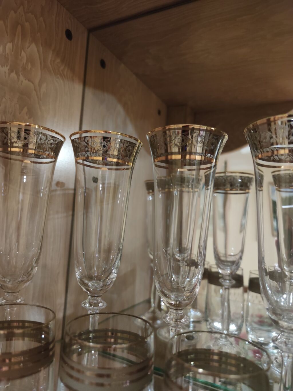 Qədəhlər, rəng - Qırmızı, Şüşə, 12 ədədli dəst, 200 ml — Süfrə qabı, Digah (3)