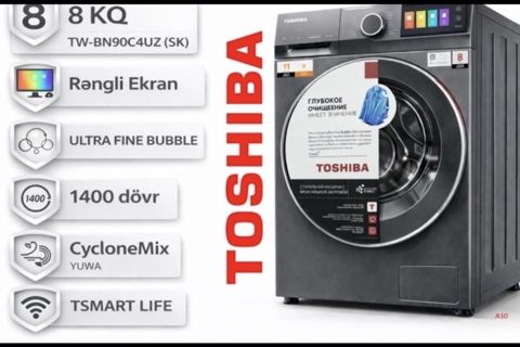 Toshiba 8kq paltaryuyan TW-BN90C4UZ(SK) — Bakı