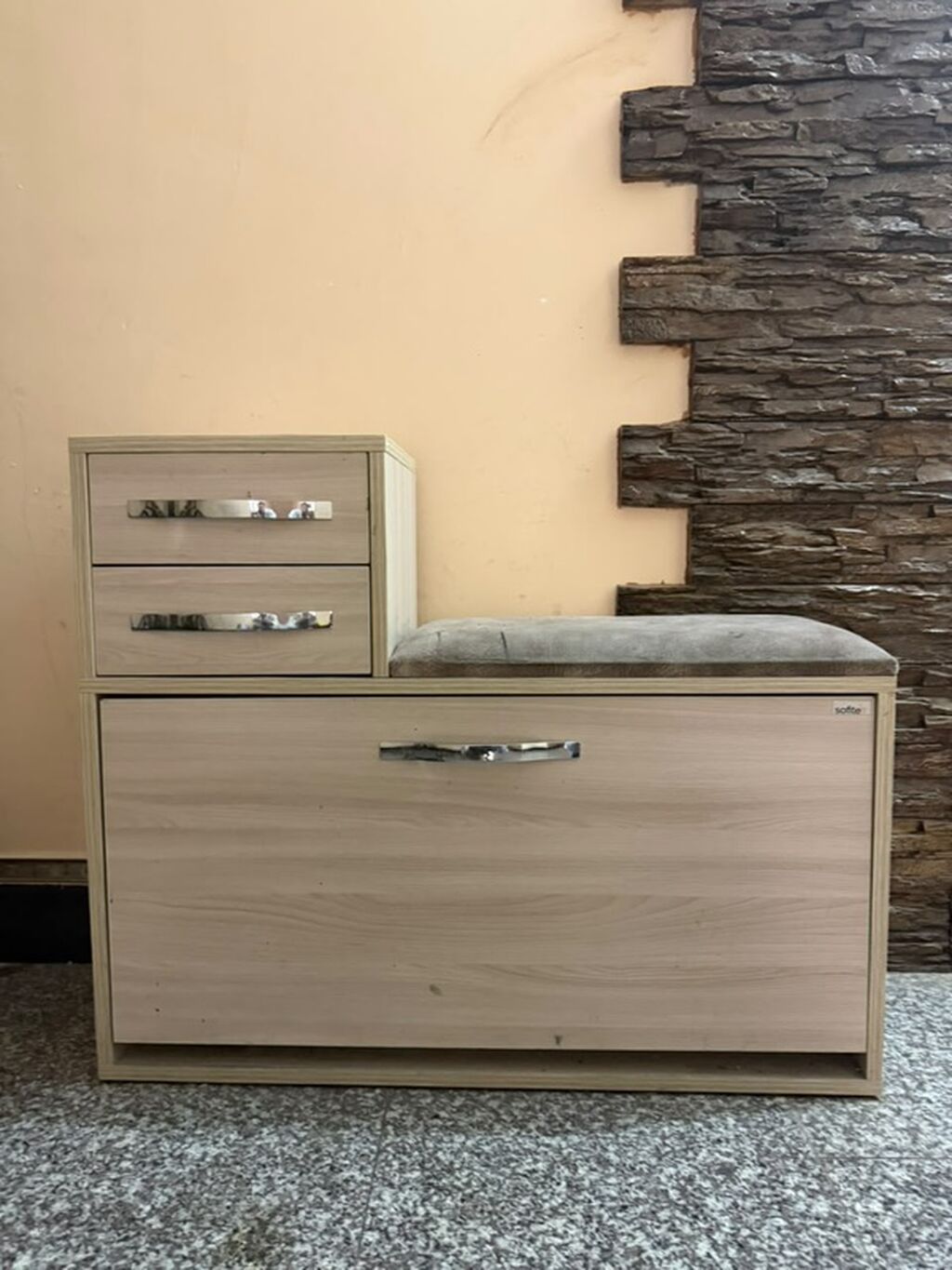 Dəhliz üçün kombinə edilmiş ayaqqabılıq və oturacaqlı komod — Komodlar və tumbalı, Bakı (2)