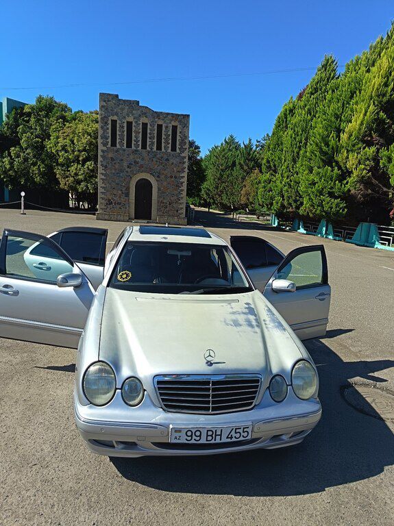 Mercedes E 220, 2.2 L, 2000 il, 446 503 km 99-BH-455 — Avtomobillər, Qazax (9)