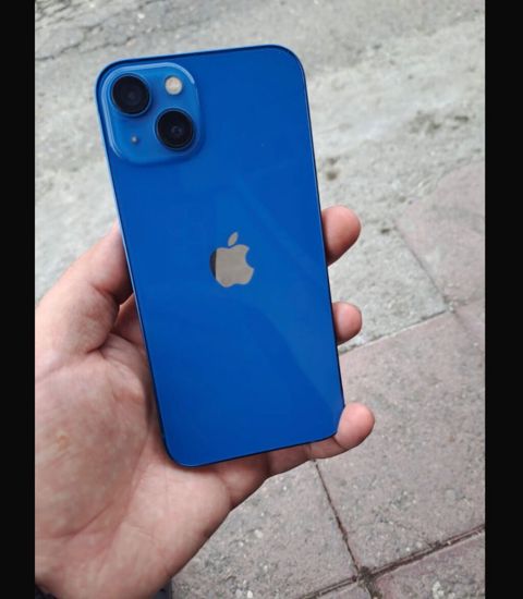 IPhone 13, 128 GB, Mavi, Zəmanət, Simsiz şarj, Face ID — Bakı