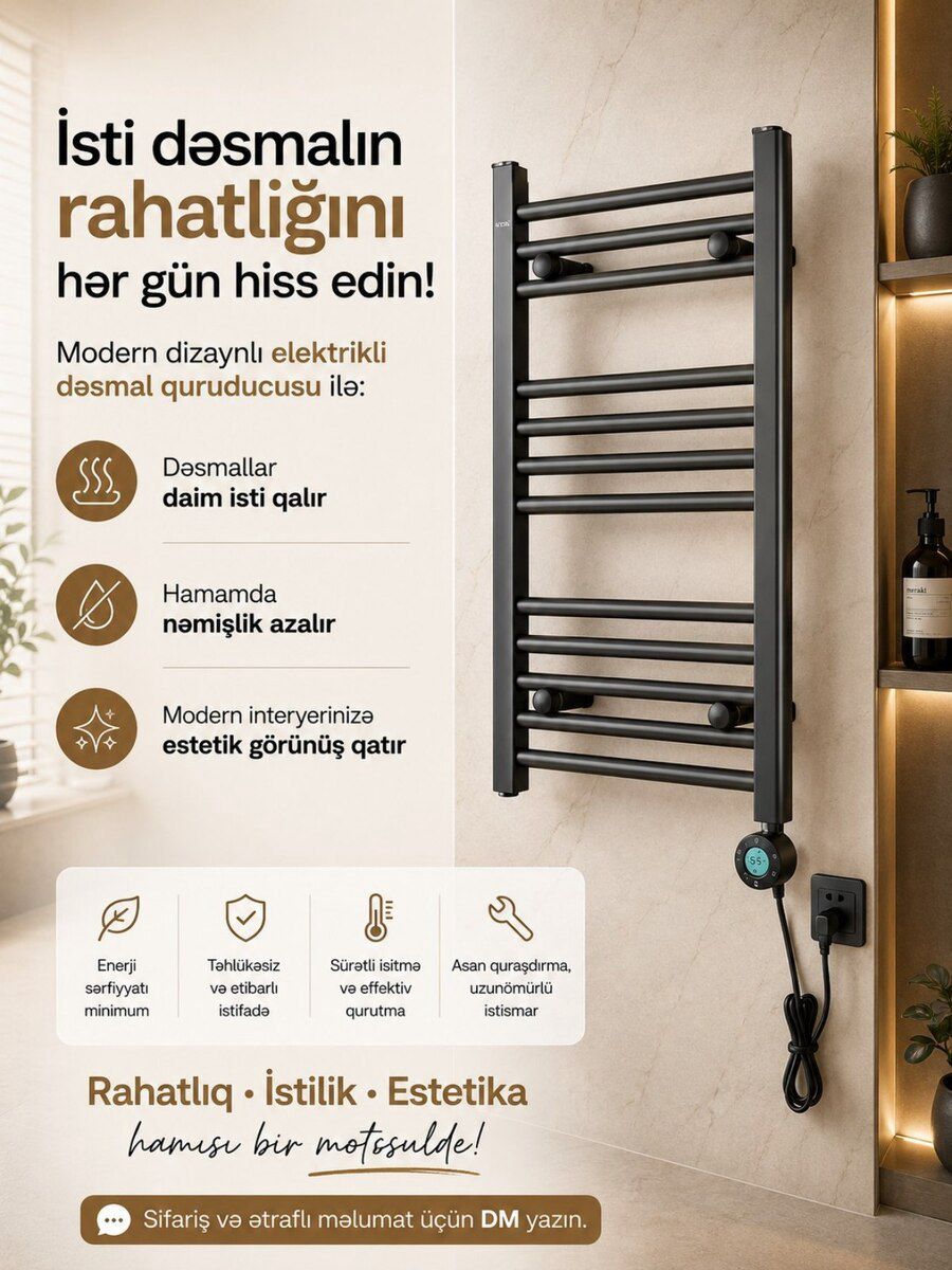 Elektrikli dəsmal qurudanlar — Təmir və inşaat, Bakı (6)