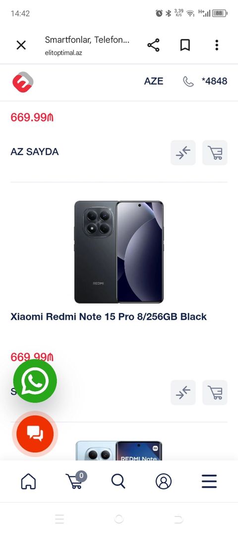 Honor X9c, 256 GB, rəng - Qara, Kredit — Bakı