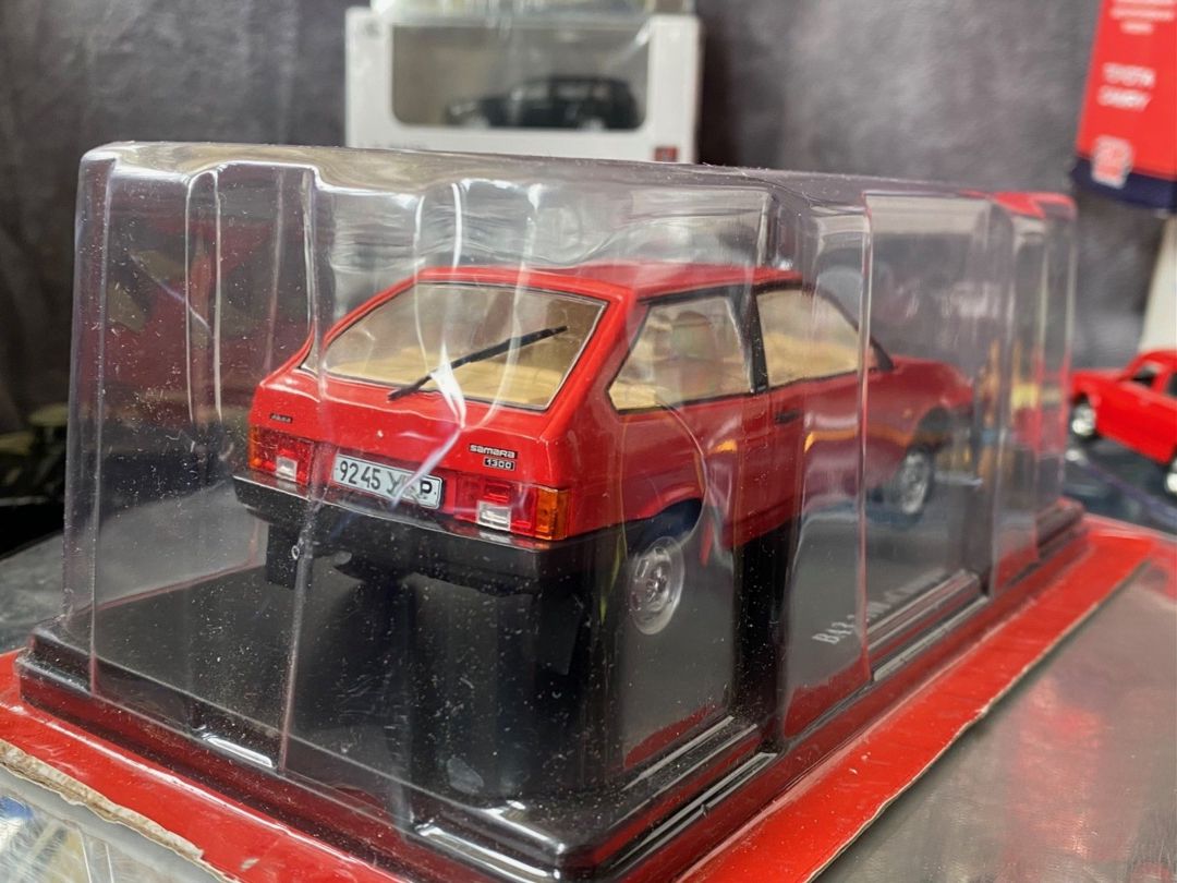 Коллекционная модель VAZ-2108 Samara Red 1988 — Kolleksiyalar, Bakı (11)