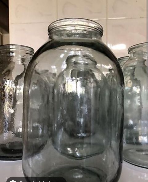 Şüşə bankalar – müxtəlif ölçülərdə - Material: qalın, şəffaf şüşə — Bakı