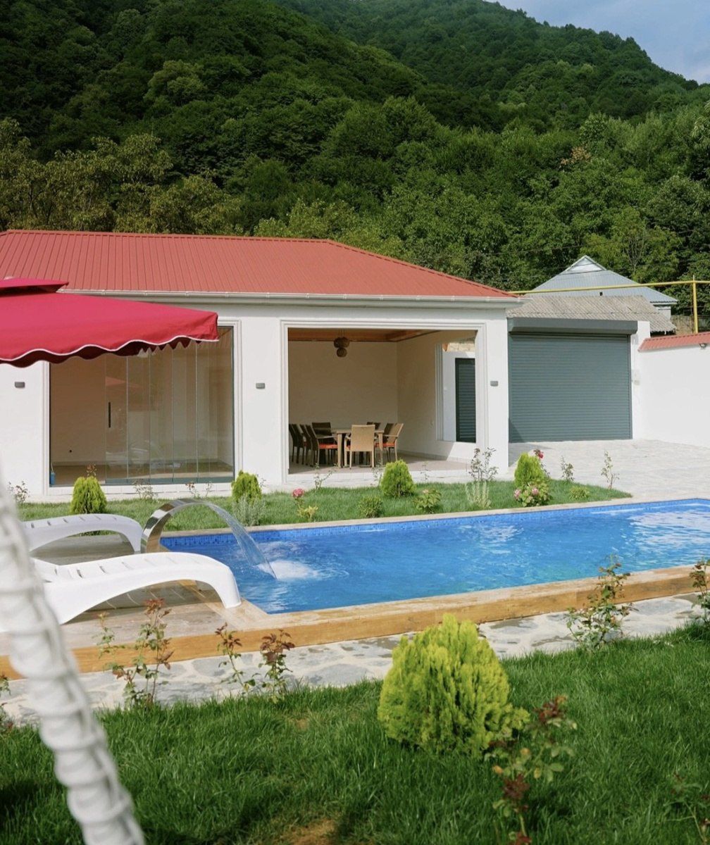 İcarəyə verilir 4 otaqlı həyət evi/bağ evi 140 m² — Ev, villa, Qəbələ (3)