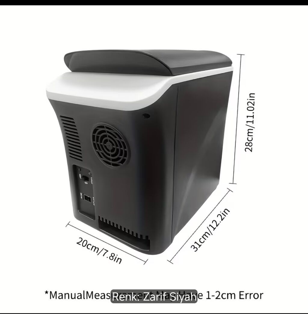 Kompakt avtomobil soyuducu/isitmə qutusu - Ölçülər: 31 20 28 sm — Avtomobil üçün soyducu, Bakı