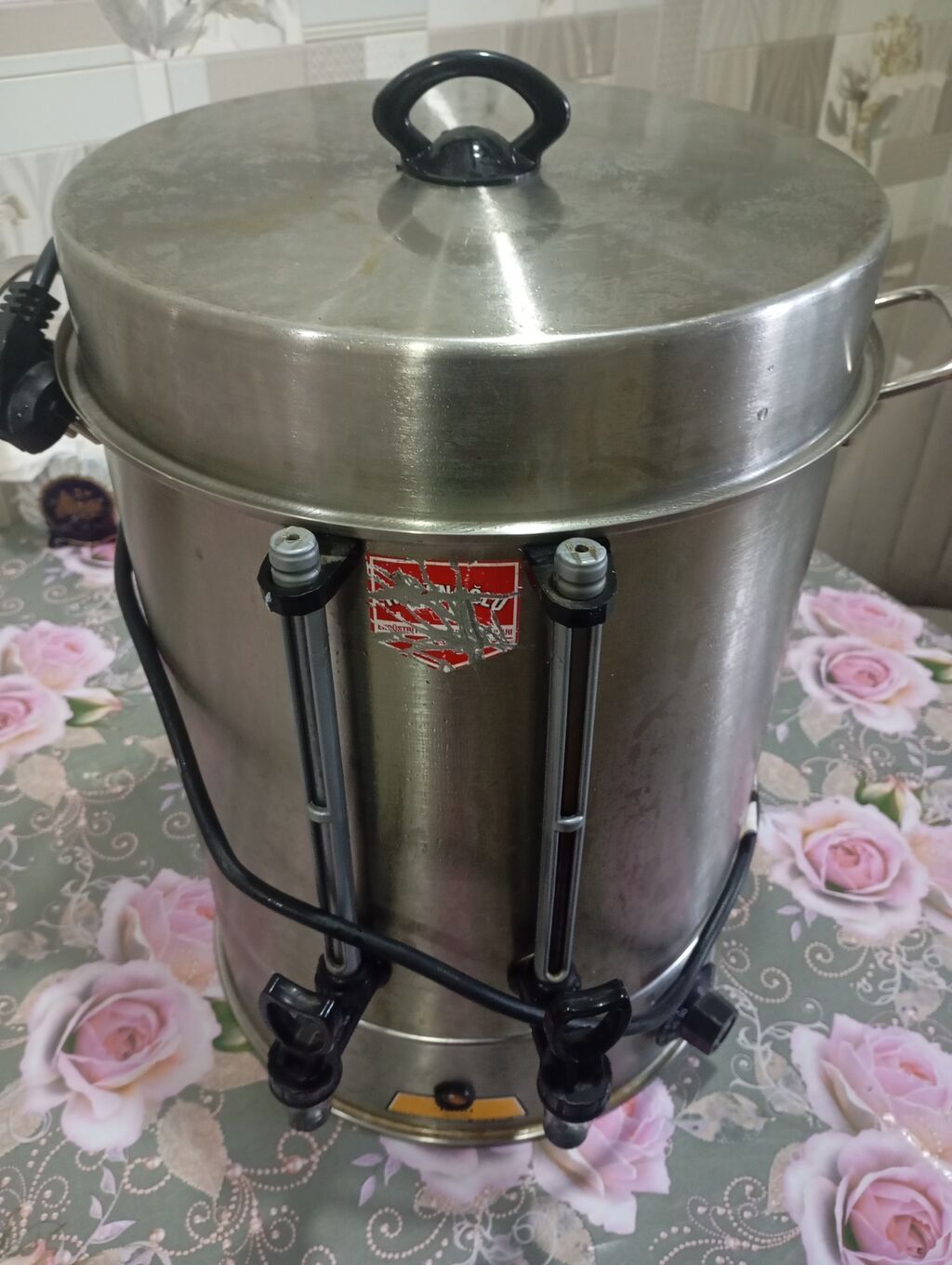 Sənaye tipli elektrikli samovar/çay qaynadıcı - Material: paslanmayan — Samovarlar, Digah (4)