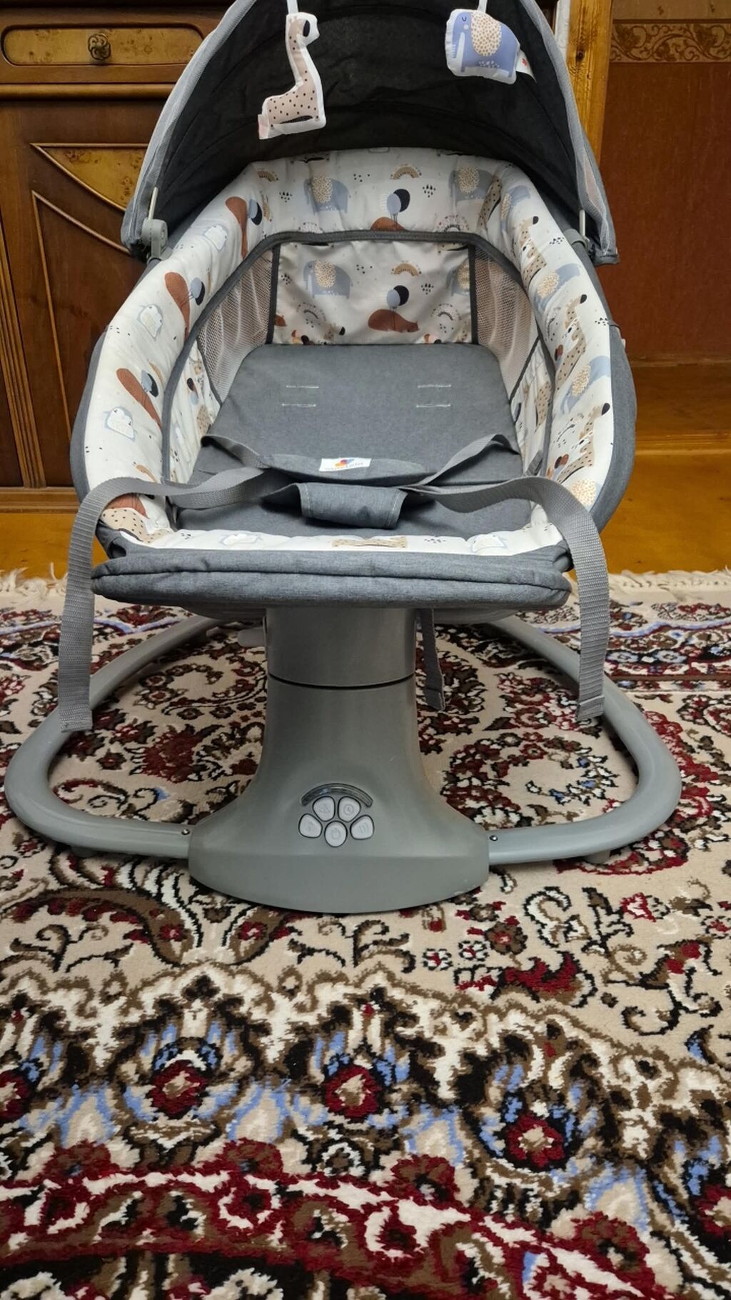 Mastela körpə yelləncək-besik - 2-si 1-də dizayn: yelləncək və rahat — Bəşikləri, Qobu (3)