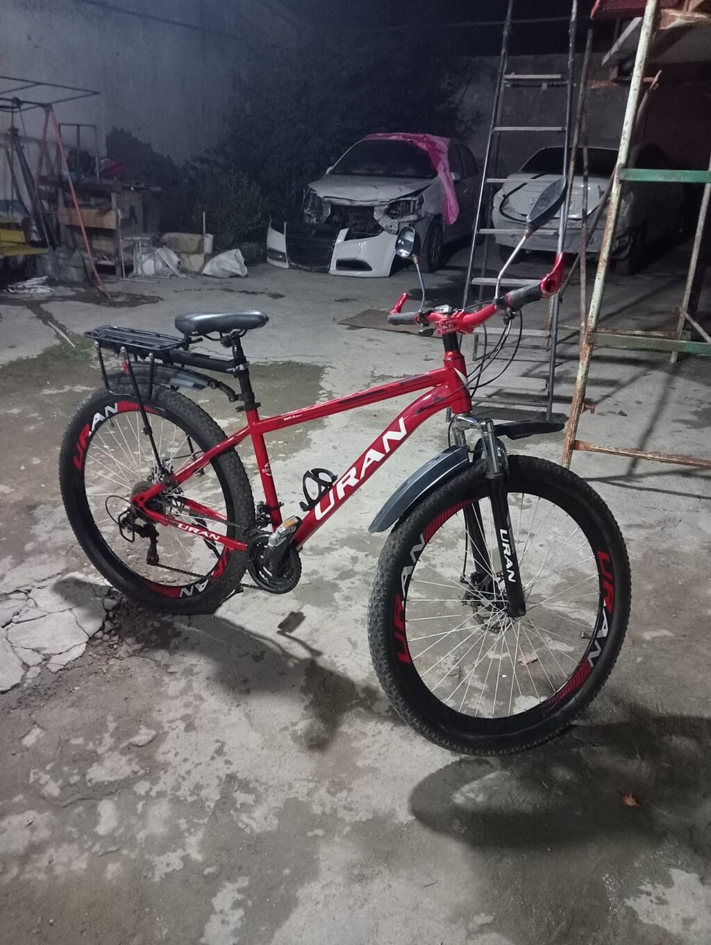 Uran dağ velosipedi satılır 29" təkər Ön amortizator Ön və — Dağ velosipedləri, Bakı (2)