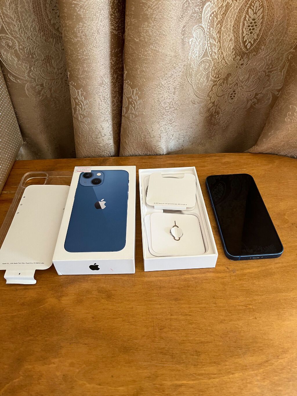 IPhone 13 mini, 128 GB, Blue Titanium, Face ID, Sənədlərlə — Apple iPhone, Bakı (2)