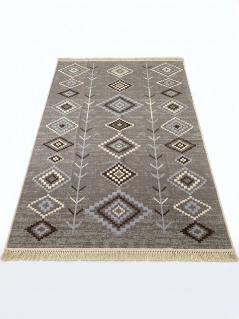 Xalça 20980408, polipropilen, 180x120 sm, boz — Bakı