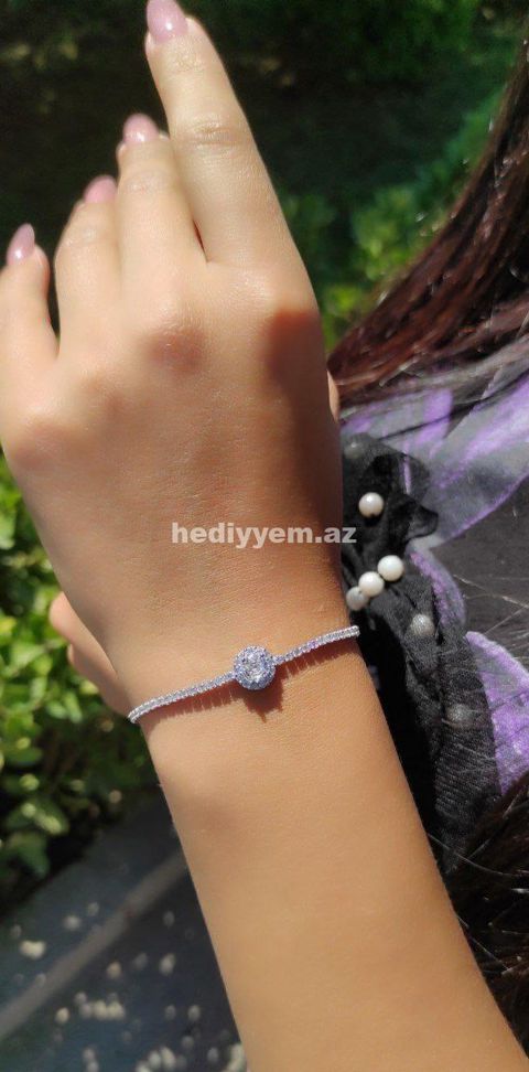 925 Gümüş Qolbaq (Bilerzik) №i98 — Браслеты