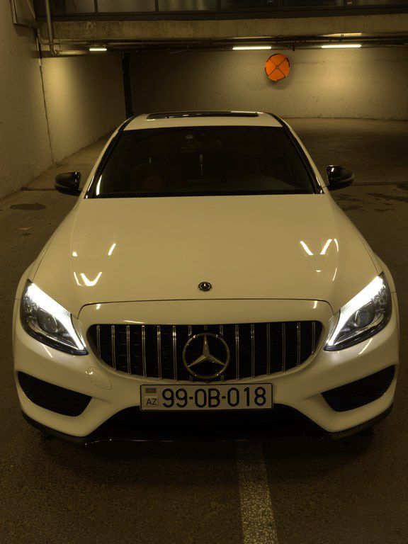 Mercedes C 300, 2.0 L, 2017 il, 174 000 km 99-OB-018 — Avtomobillər, Bakı (2)