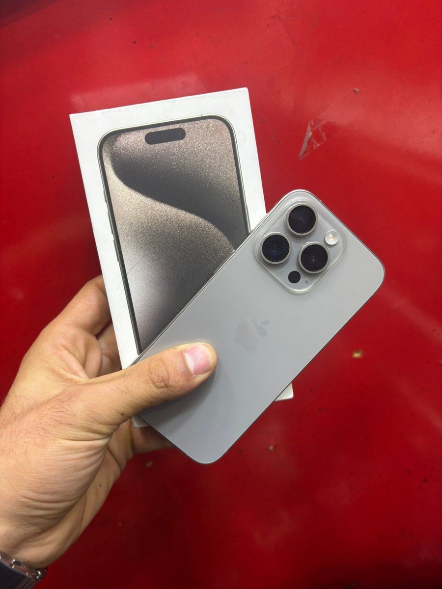 Apple iPhone 15 Pro Natural Titanium 256GB/8GB — Smartfonlar, Bakı