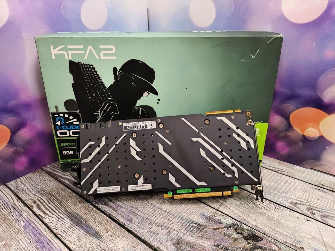 Video kart KFA2 RTX 2070 Super EX1 Click 8GB — Kompüterlər və noutbuklar, Bakı (2)