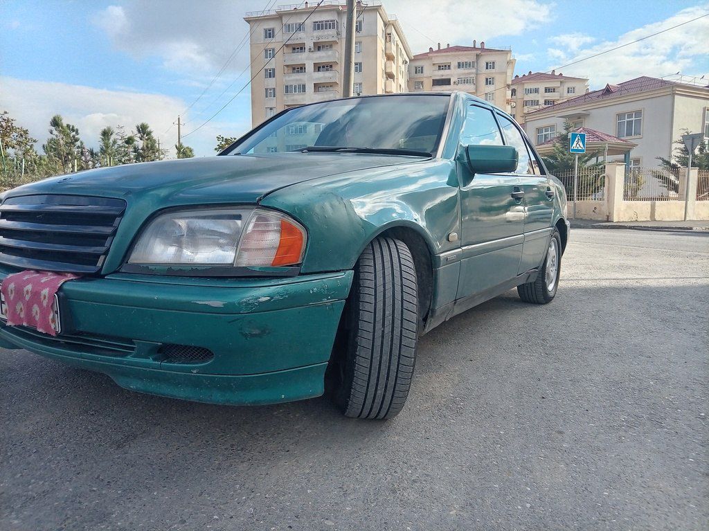 Mercedes C 200, 2.0 L, 1996 il, 325 760 km — Avtomobillər, Bakı (6)