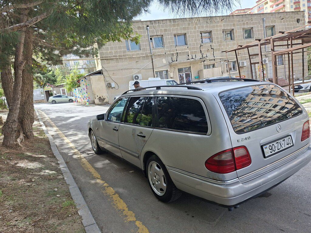 Mercedes E 240, 2.4 L, 1998 il, 421 987 km 90-ZX-740 — Avtomobillər, Bakı (8)