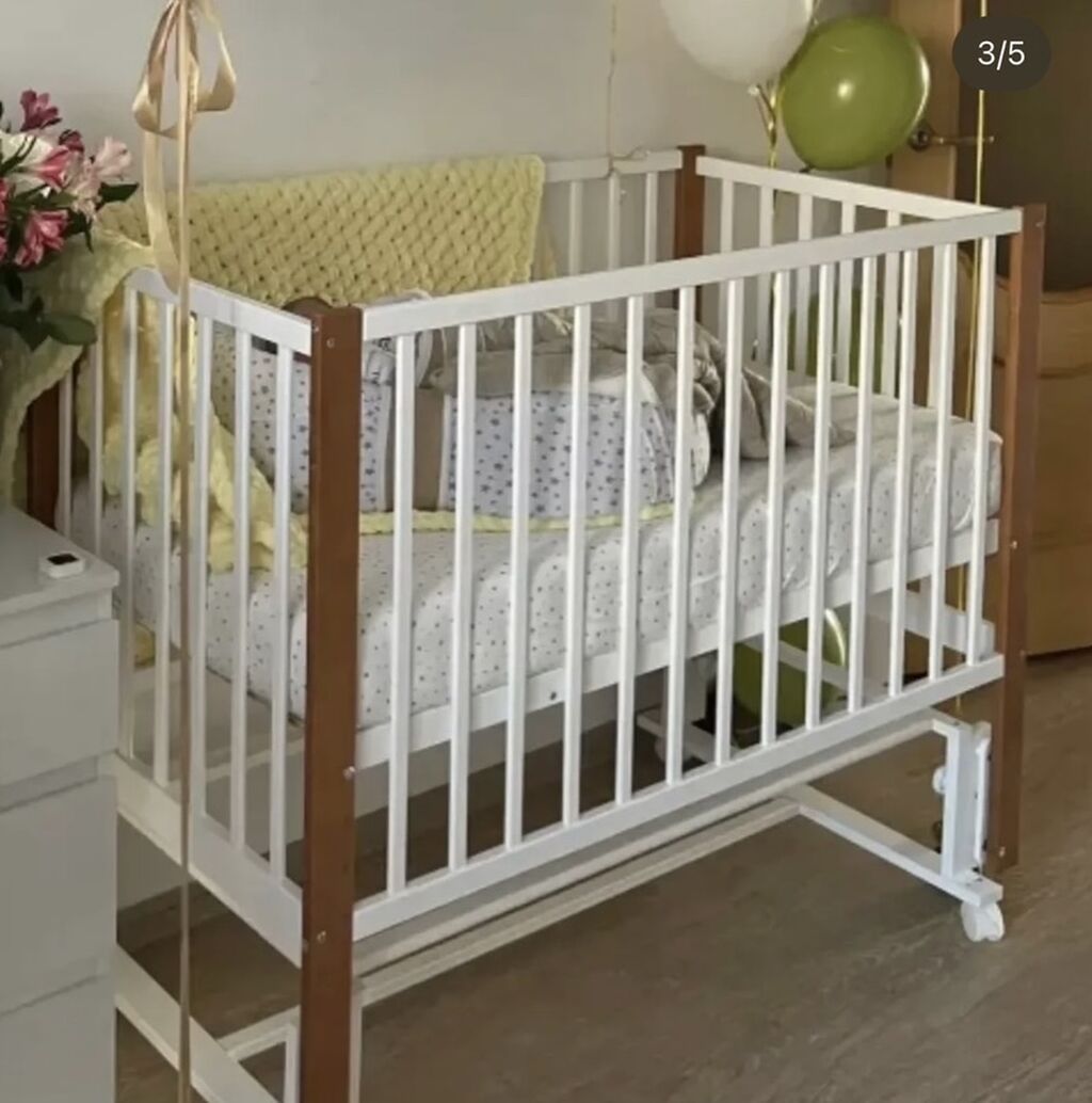 Oğlan və qız üçün, İşlənmiş, Beşik, Matras ilə, Yellənmə mexanizmi ilə — Bəşikləri, Bakı (2)