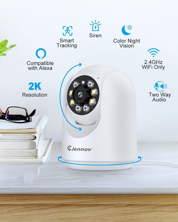 "Jennov Wifi smart PTZ" kamera — Ağıllı ev və təhlükəsizlik, Bakı (2)