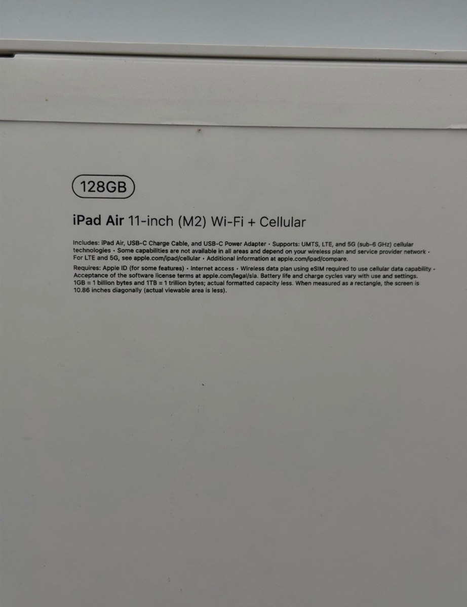 Apple iPad Air 11” M2 128GB Wi-Fi — Planshetlər, Bakı (3)