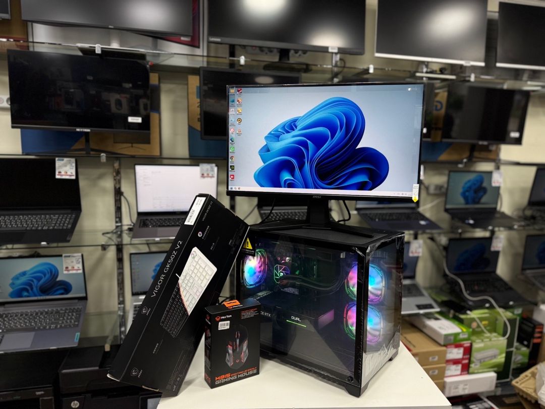 Gaming PC + MSI monitor + RTX 5060 Ti — Masaüstü kompüterlər, Sumqayıt (5)