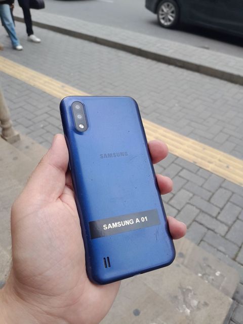 Samsung Galaxy A01, 16 GB, rəng - Göy, Zəmanət, Sensor, İki sim kartlı — Bakı