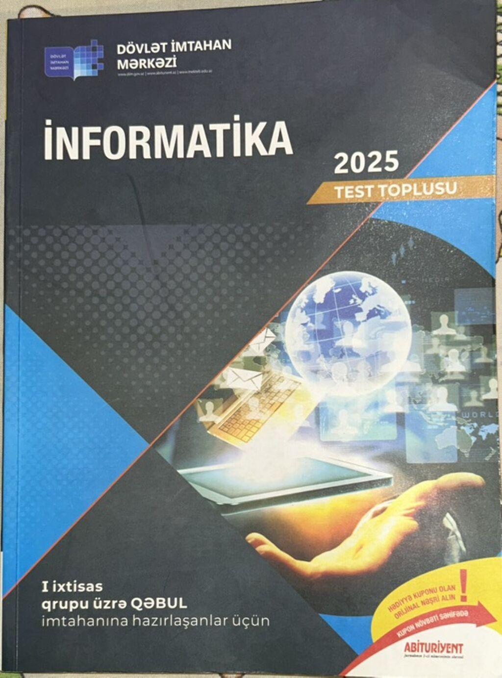 Məhsul: “İnformatika 2025 – Test Toplusu” Nəşriyyat: Dövlət İmtahan — Kitablar, Bakı